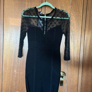 Bebe Women's Black Dress